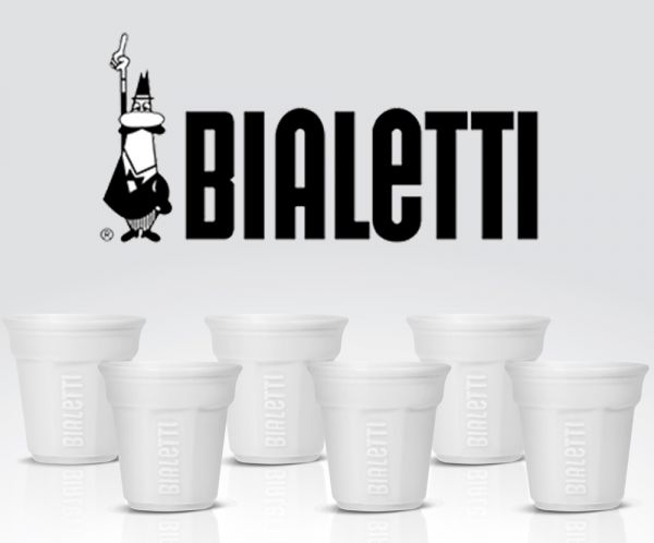 Bialetti Espressotassen Weiß