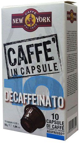 Caffe New York Nespresso Kapseln - ohne Koffein 10 Stück