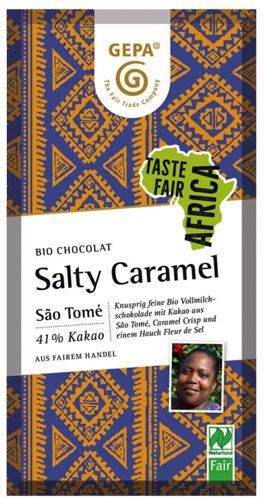 GEPA Bio Schokolade Salty Caramel - Taste Africa | 80g Tafel