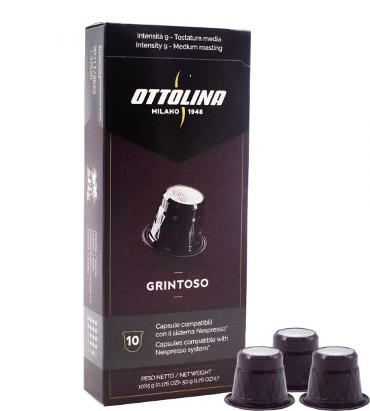 Ottolina Nespresso®* kompatible Kapseln Grintoso