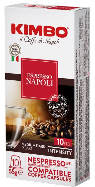 Kimbo Napoli Nespresso®*-kompatible Kapseln