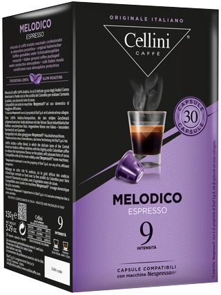 Cellini MELODICO Nespresso®* kompatible Kapseln
